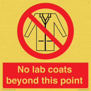 No lab coats beyond this point